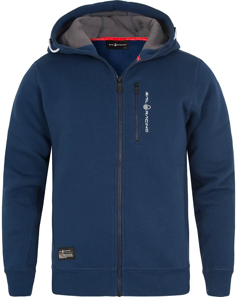 sail racing sr zip hood dark blue Utløp Salg 7l1u3